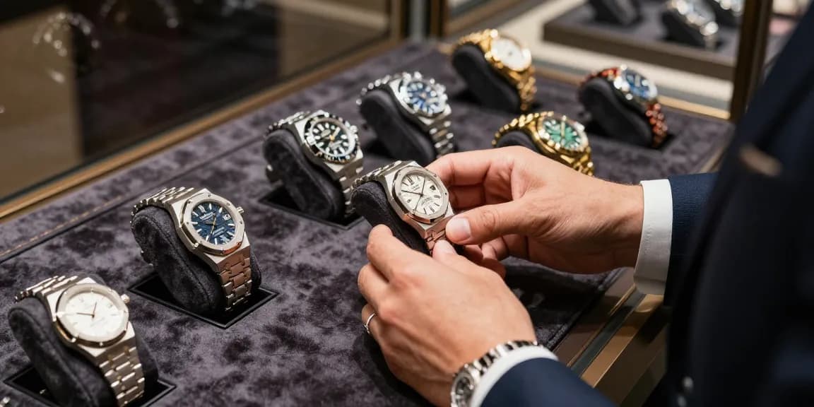 Showcasing super clone watches in an elegant setting with luxurious timepieces.
