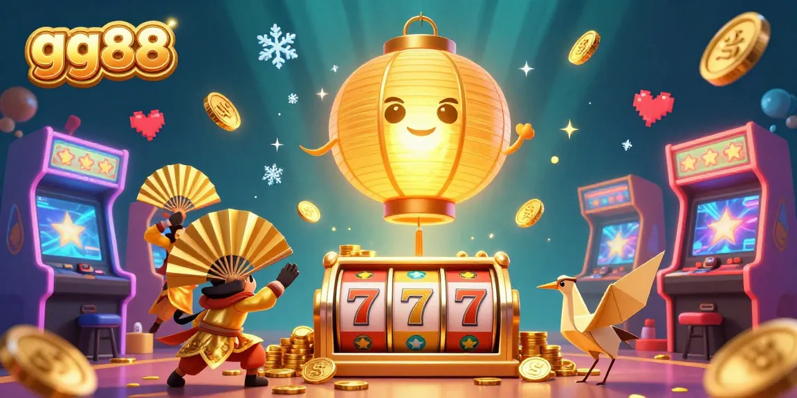 Experience excitement at gg88 with a vibrant casino scene illustrating dynamic gaming elements and energetic characters.